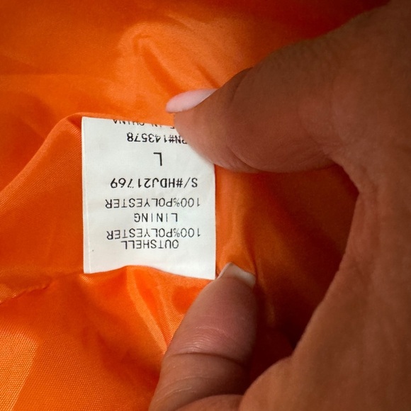 Hot & Delicious Fiery Orange and Red Jacket Size Large - Picture 5 of 17